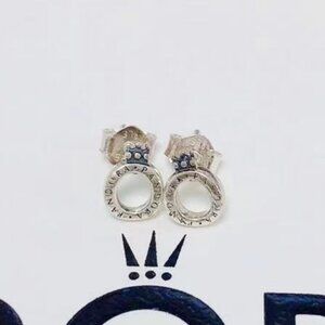 Pandora Polished Crown O Stud Earrings
